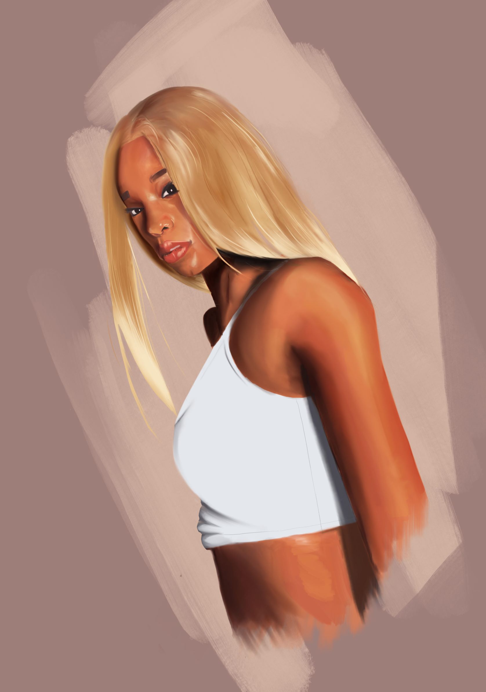 a portrait of darkwave musical artist Abra